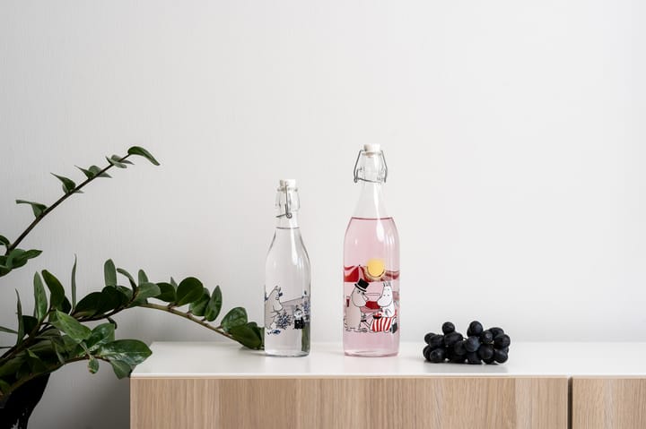 Bouteille en verre Blueberries 0,5 L, Transparent Muurla