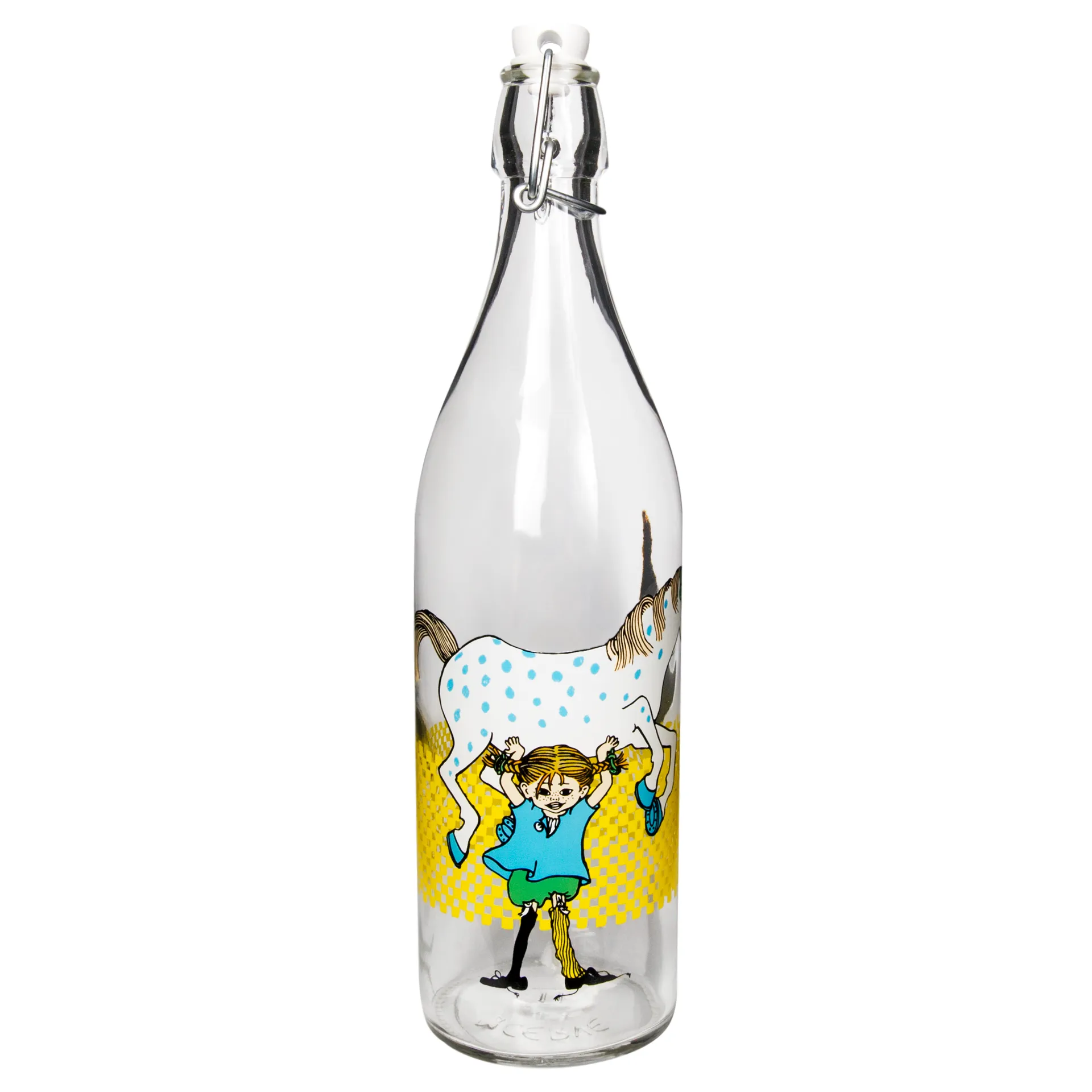 Bouteille en verre Pippi 1 L, Multi Muurla