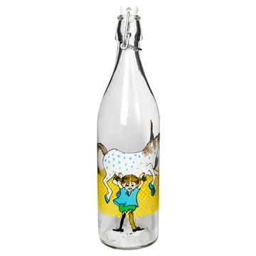 Bouteille en verre Pippi 1 L - Multi - Muurla