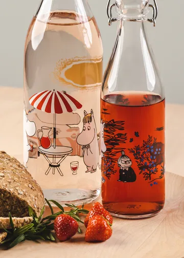 Bouteille en verre Summertime 1 L - Transparent - Muurla