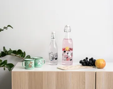 Bouteille en verre Summertime 1 L - Transparent - Muurla