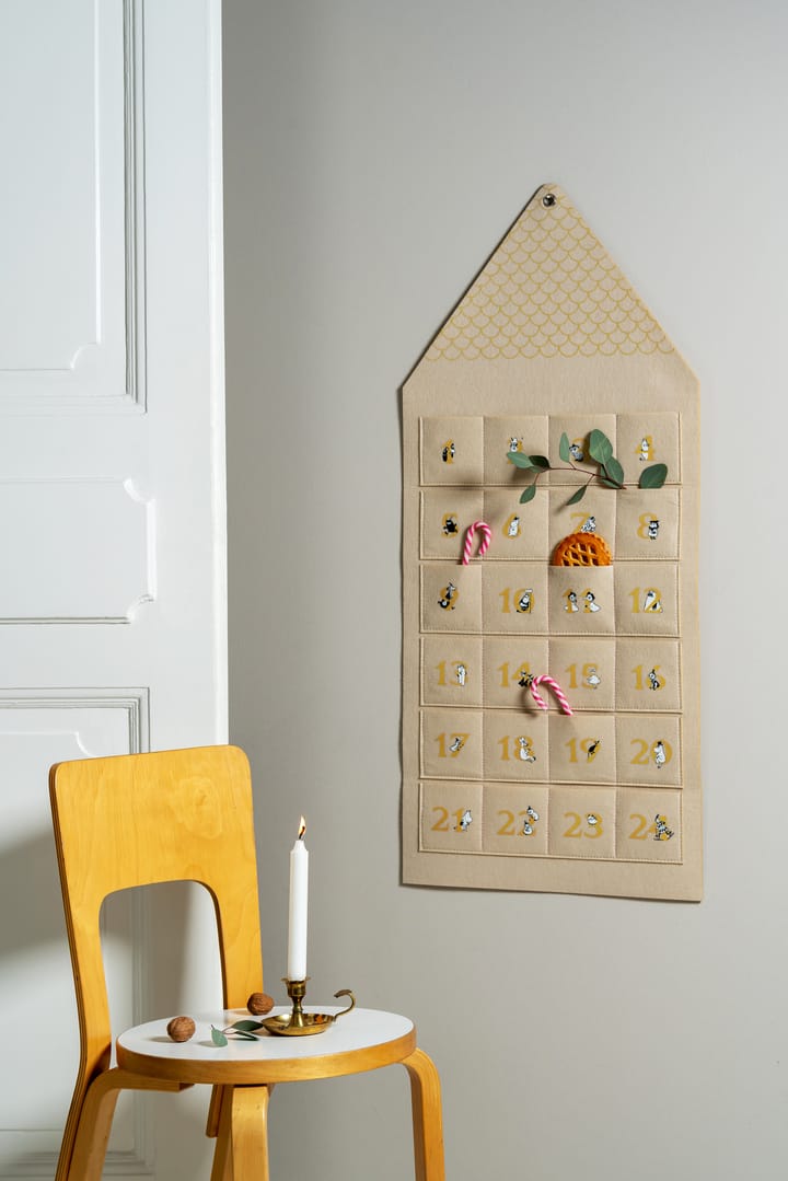 Calendrier de l'Avent Moominhouse 45x100 cm - Beige - Muurla