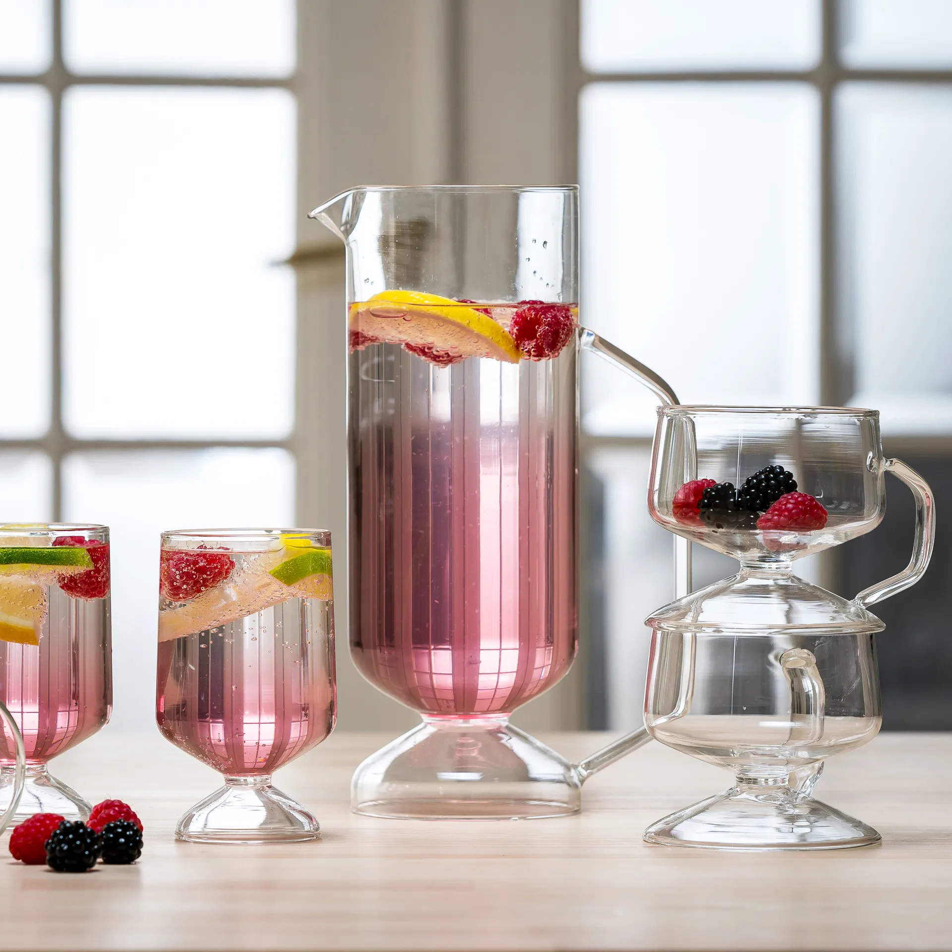 Carafe Olo 1,4 L, Transparent Muurla