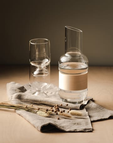 Carafe Veneer 1 L - Transparent-bouleau - Muurla