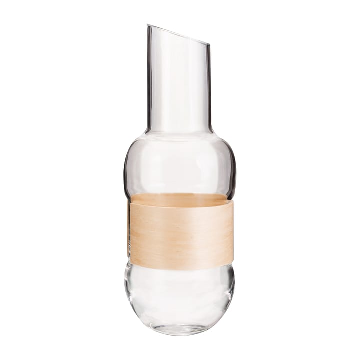 Carafe Veneer 1 L, Transparent-bouleau Muurla