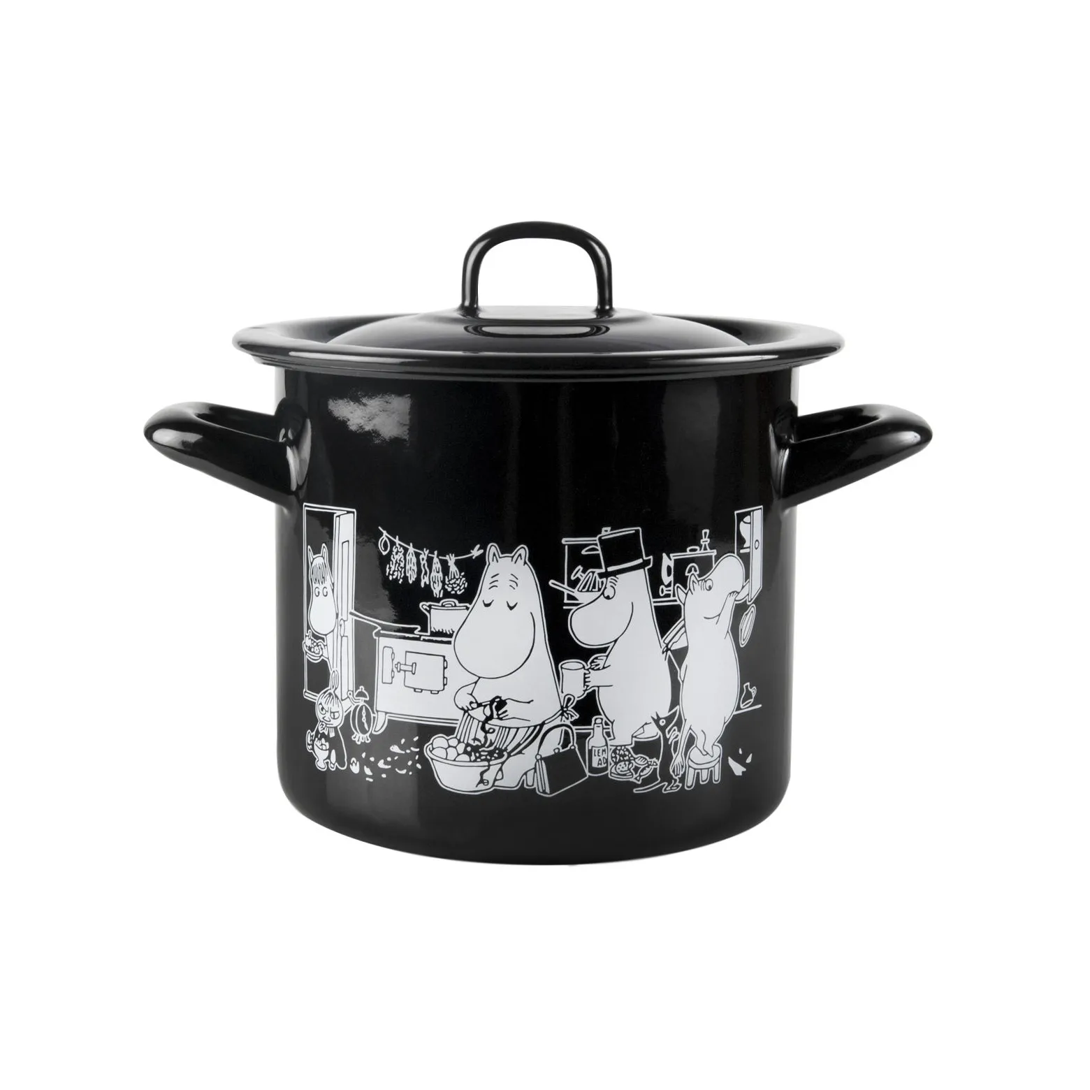 Cocotte émaillée Moomin avec couvercle, 1,5 L Muurla
