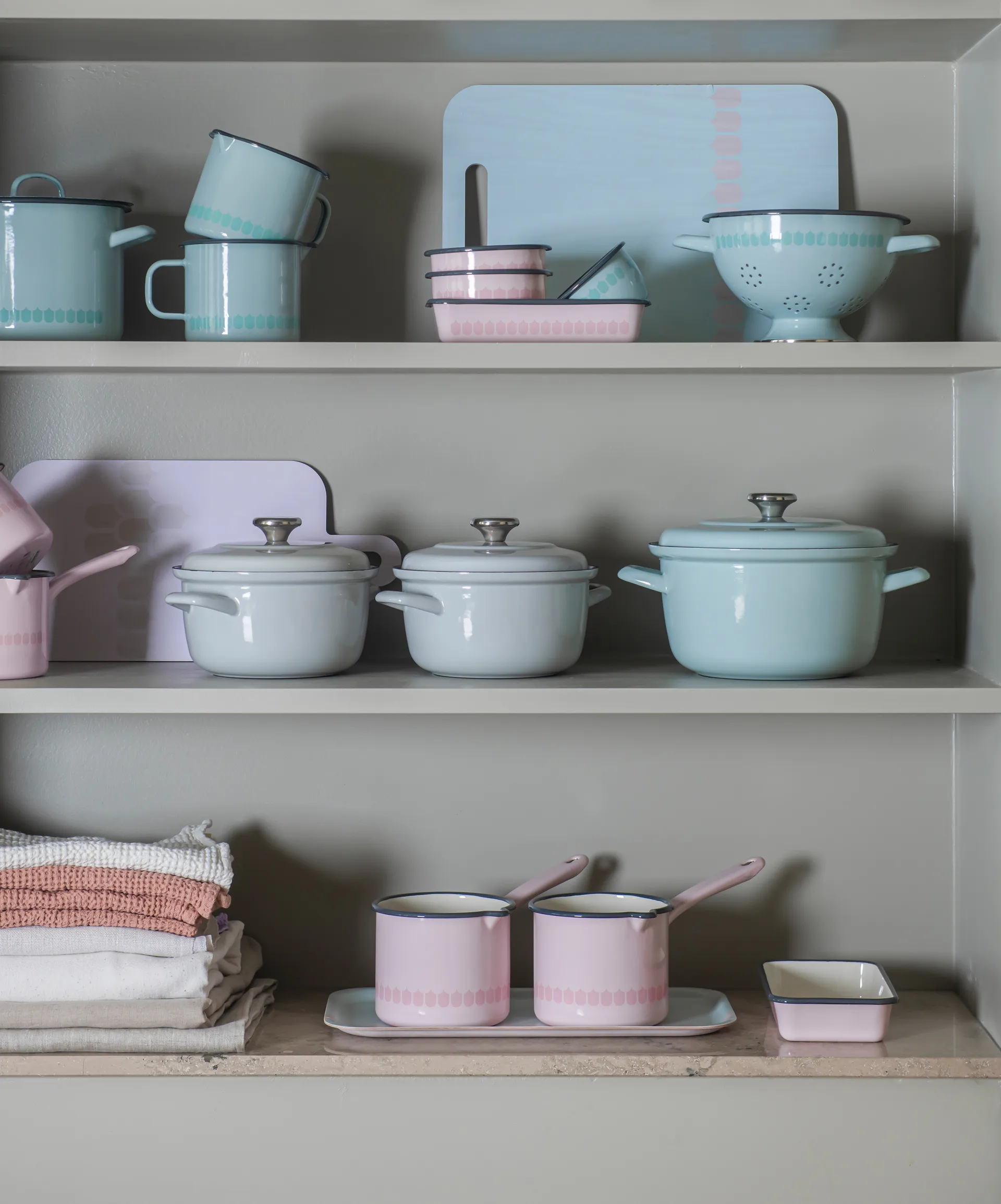 Cocotte en émail Vappu 3 L, Gris Muurla