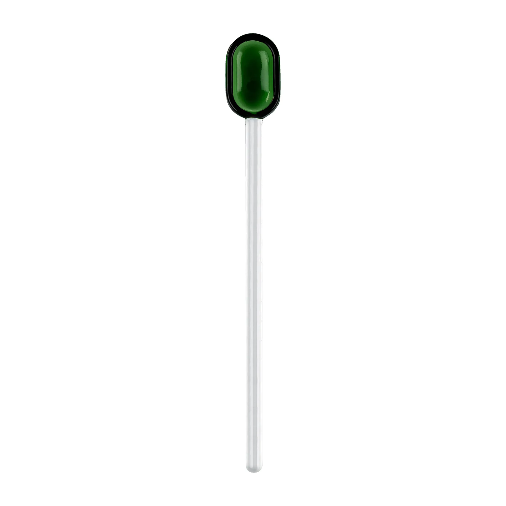 Cuillère à latte verre Muurla 15,5 cm, Green-clear Muurla