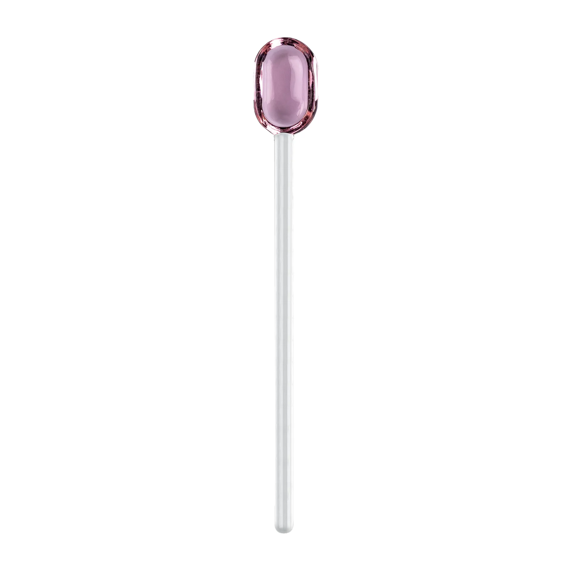 Cuillère à latte verre Muurla 15,5 cm, Pink-clear Muurla