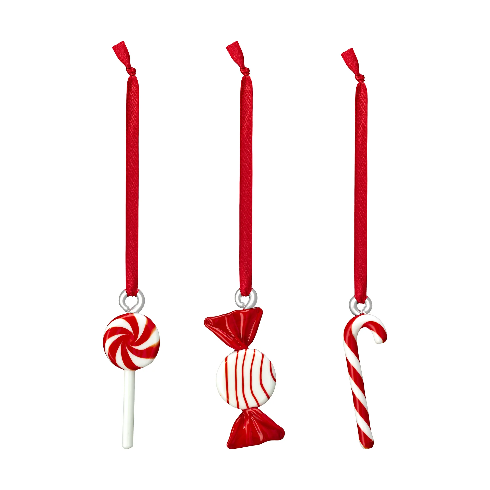 Décoration de Noël Sweets, lot de 3, Rouge Muurla
