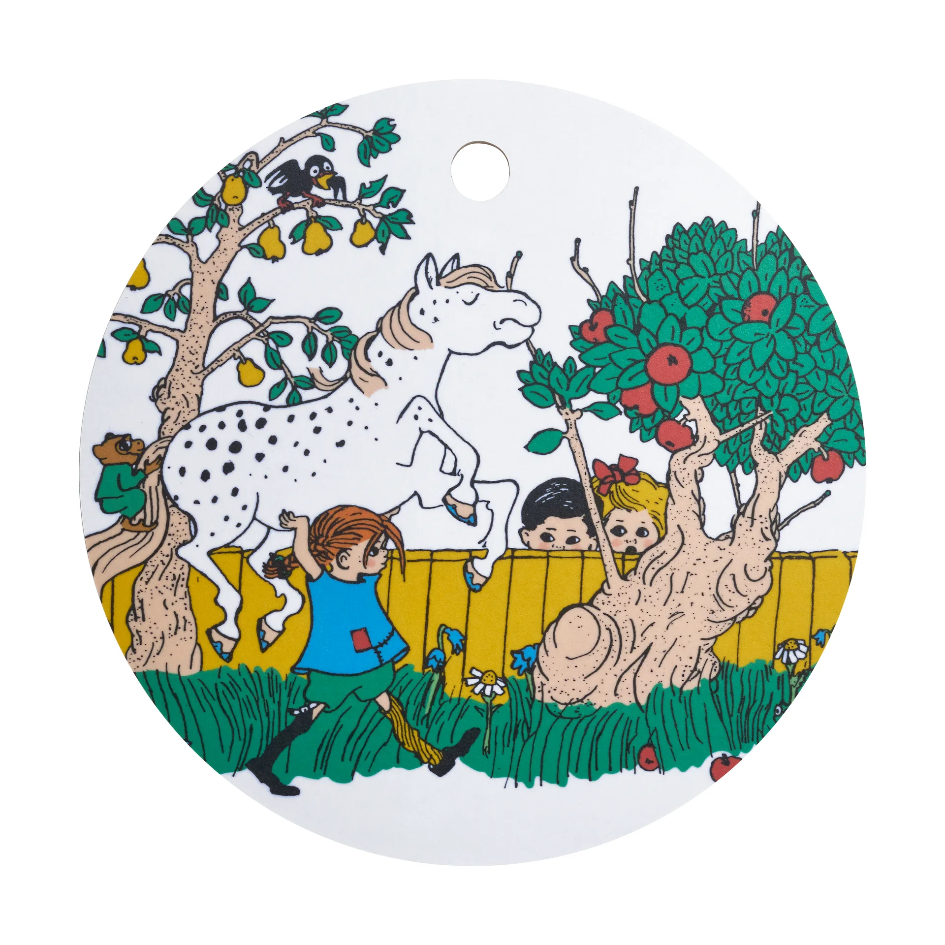 Dessous de plat Pippi Ø20 cm, Le chemin du retour Muurla