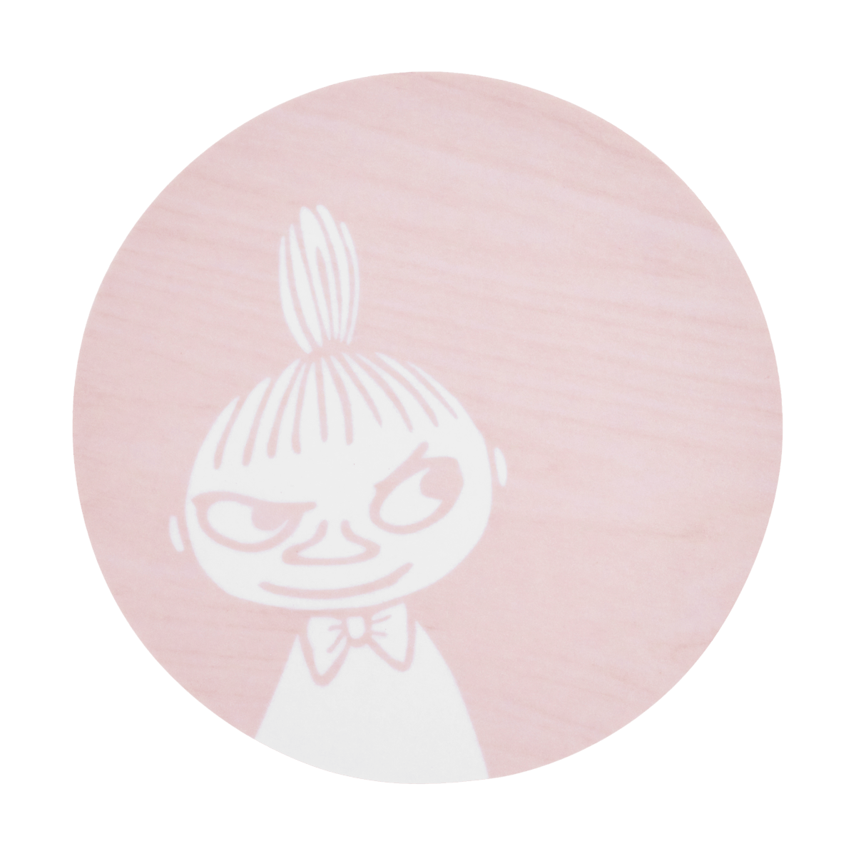 Muurla Dessous de verre Moomin o10 cm Little My | Design Scandinave | Dessous de verre | Rose