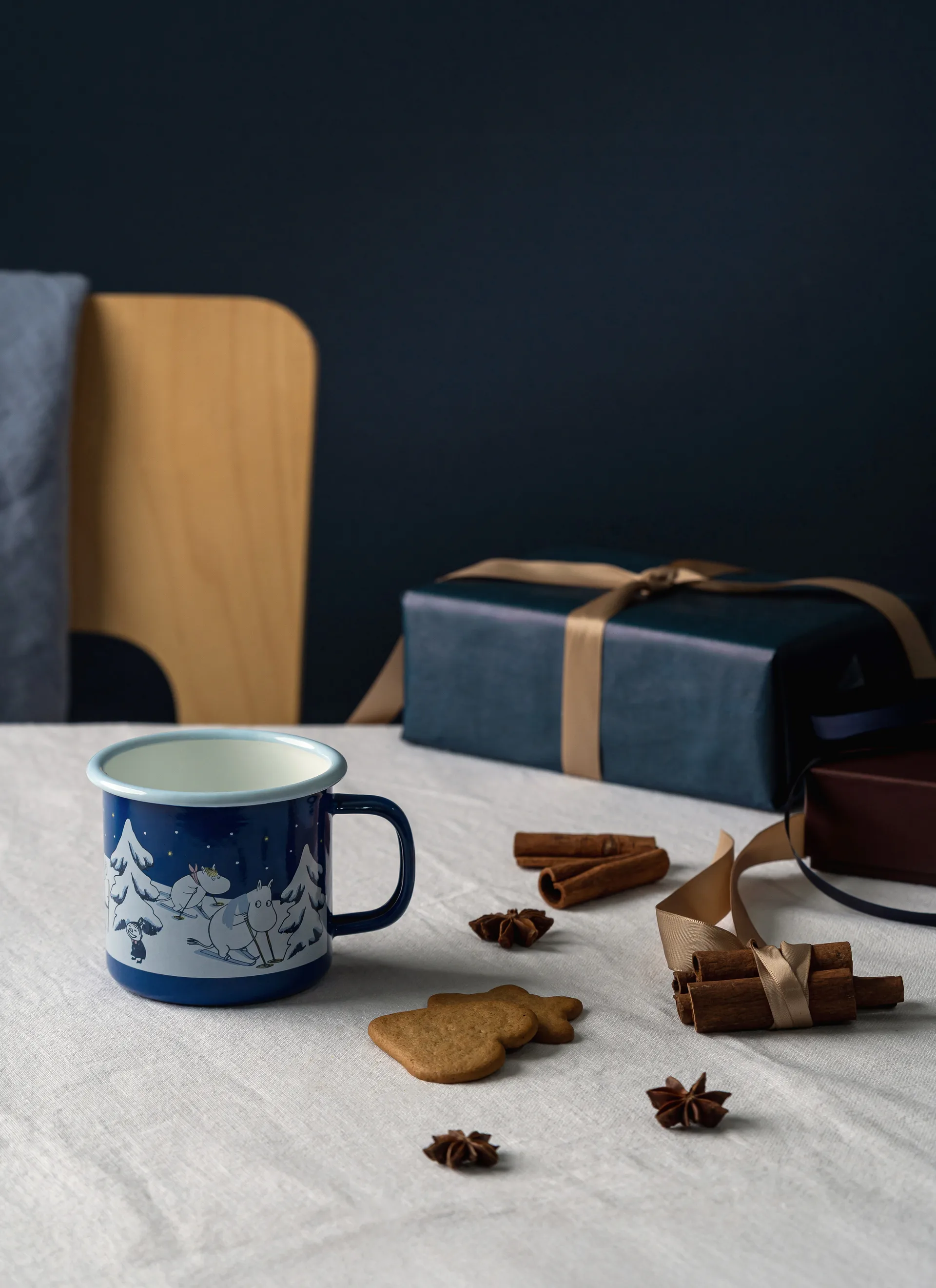 Mug émaillé Moomin 37 cl, Starry night Muurla