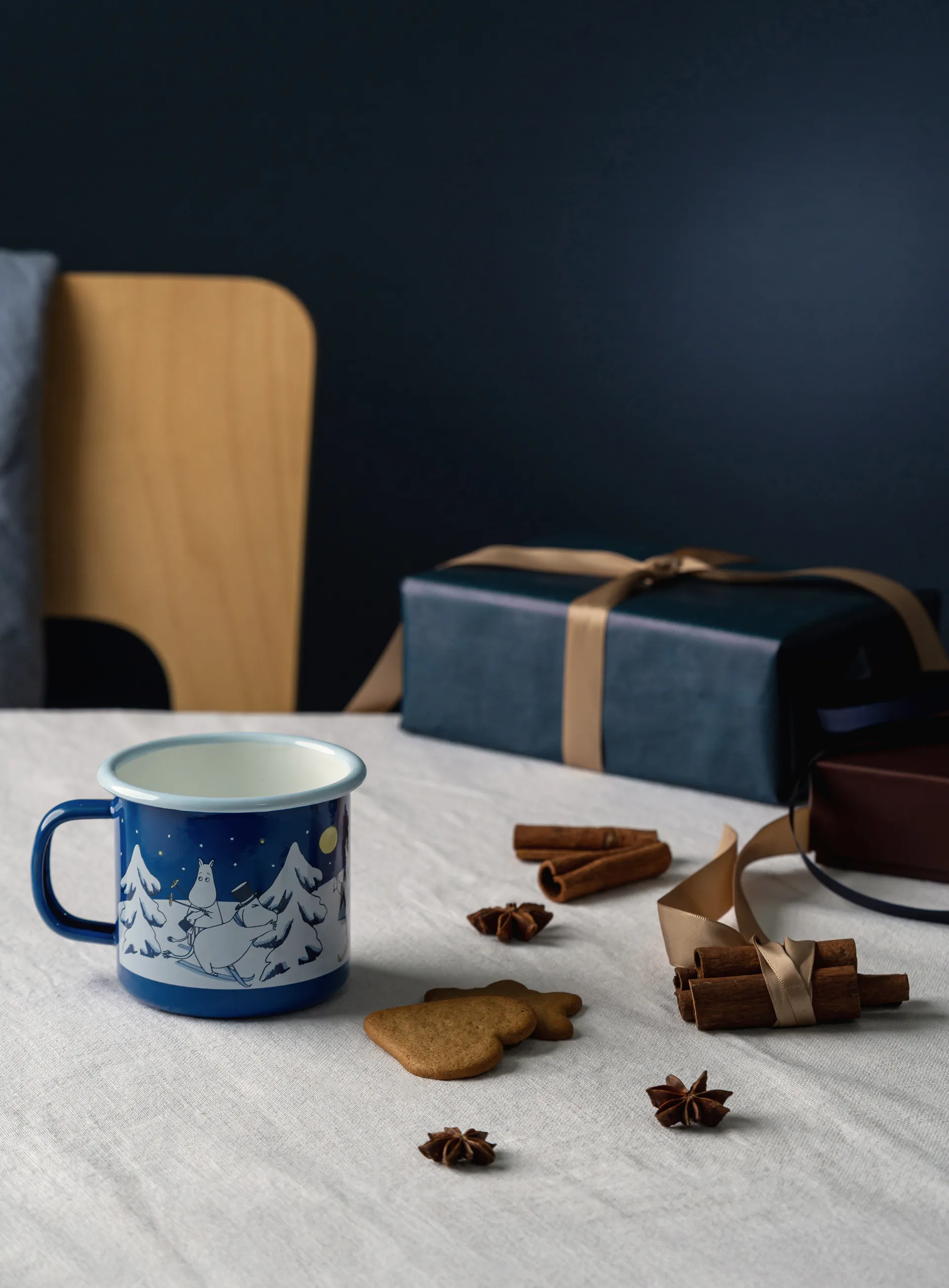 Mug émaillé Moomin 37 cl, Starry night Muurla