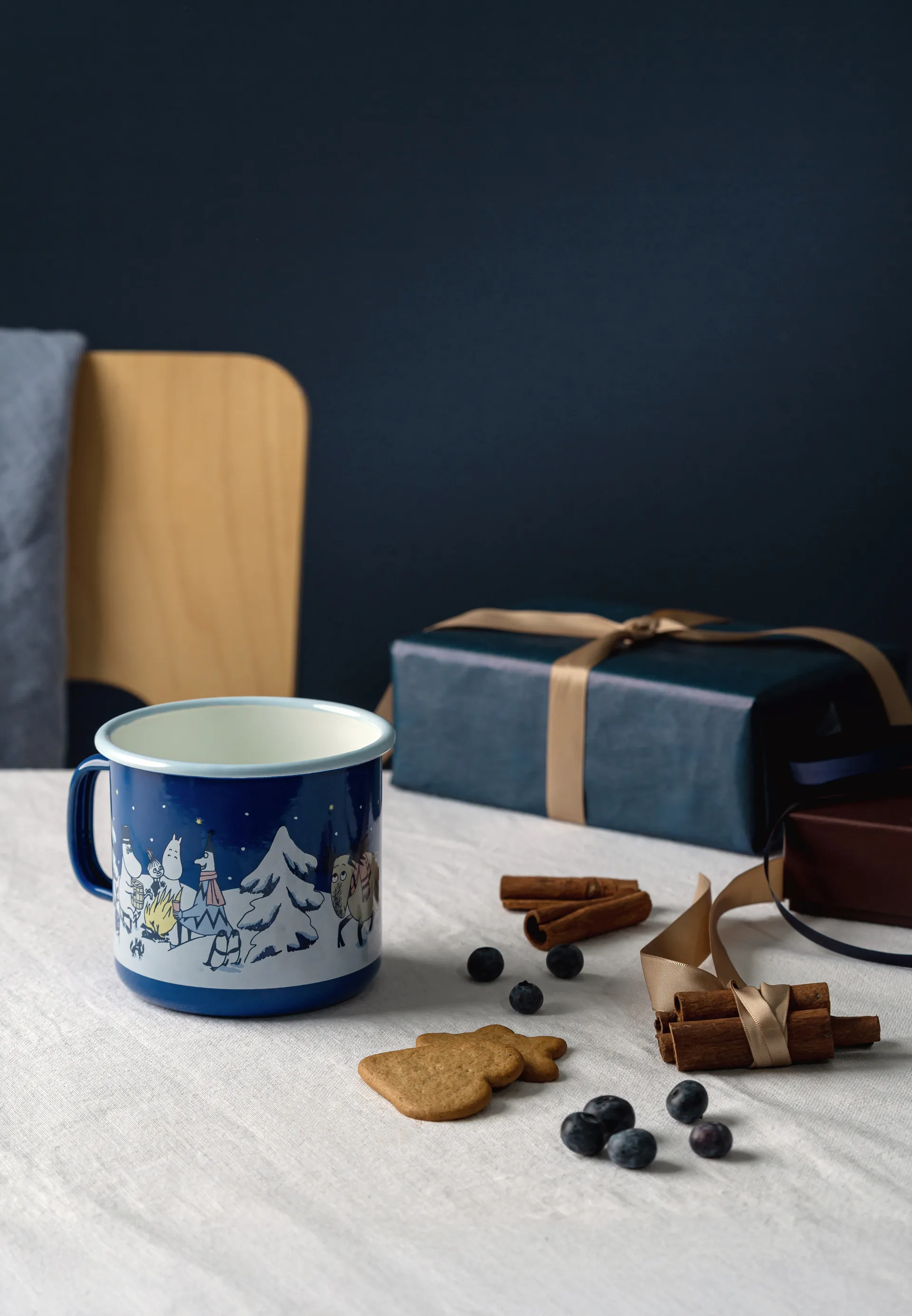Mug émaillé Moomin 80 cl, Starry night Muurla