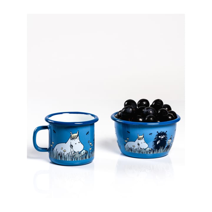 Mug émaillé Moumines Amis 25 cl - Bleu - Muurla