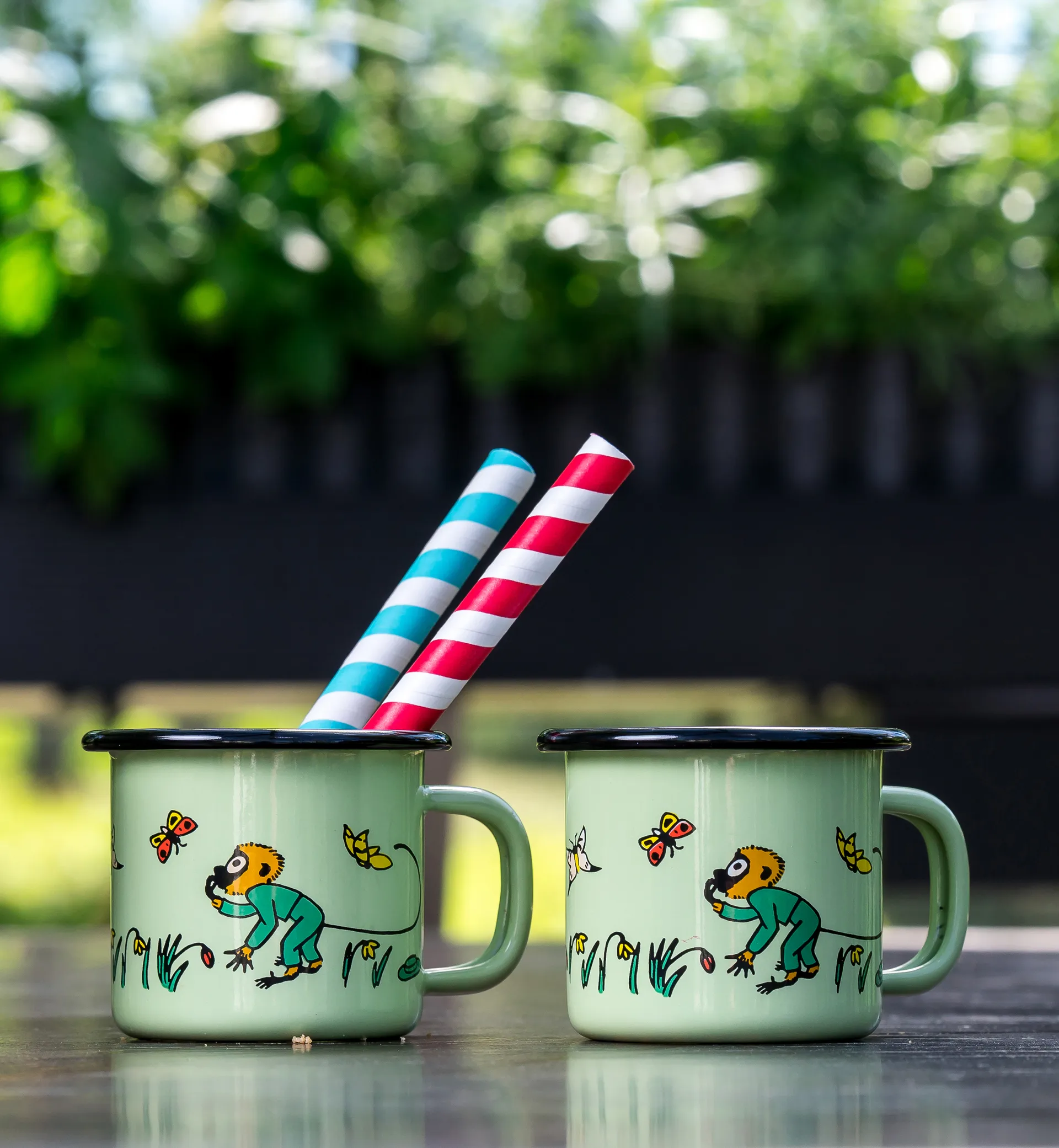 Mug en émail de M. Nilsson 1,5 dl, Vert Muurla