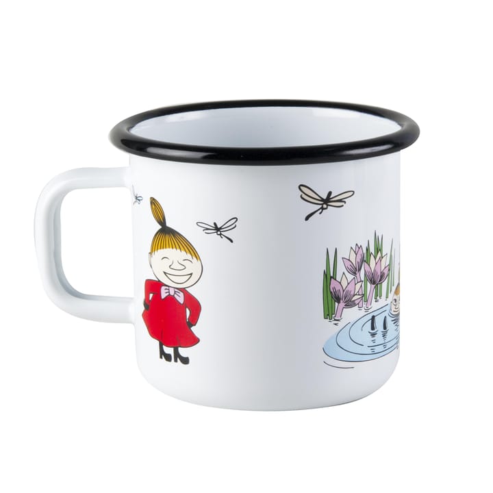 Mug en émail Lilla My blanc - 3,7 dl - Muurla