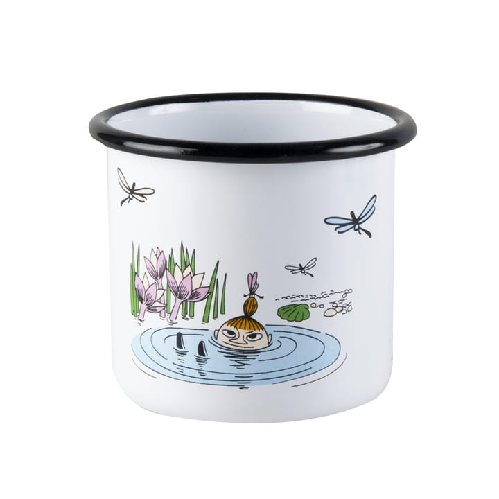 Mug en émail Lilla My blanc, 3,7 dl Muurla