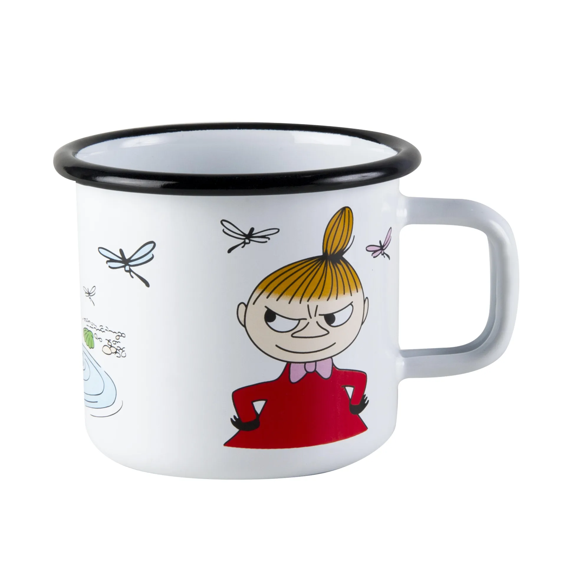 Mug en émail Lilla My blanc, 3,7 dl Muurla