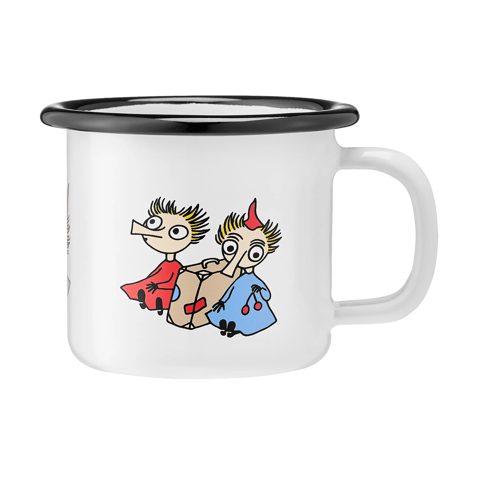 Mug en émail Moomin 1,5 dl, Thingumy and bob Muurla