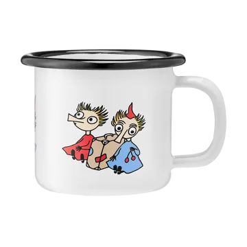Mug en émail Moomin 1,5 dl - Thingumy and bob - Muurla