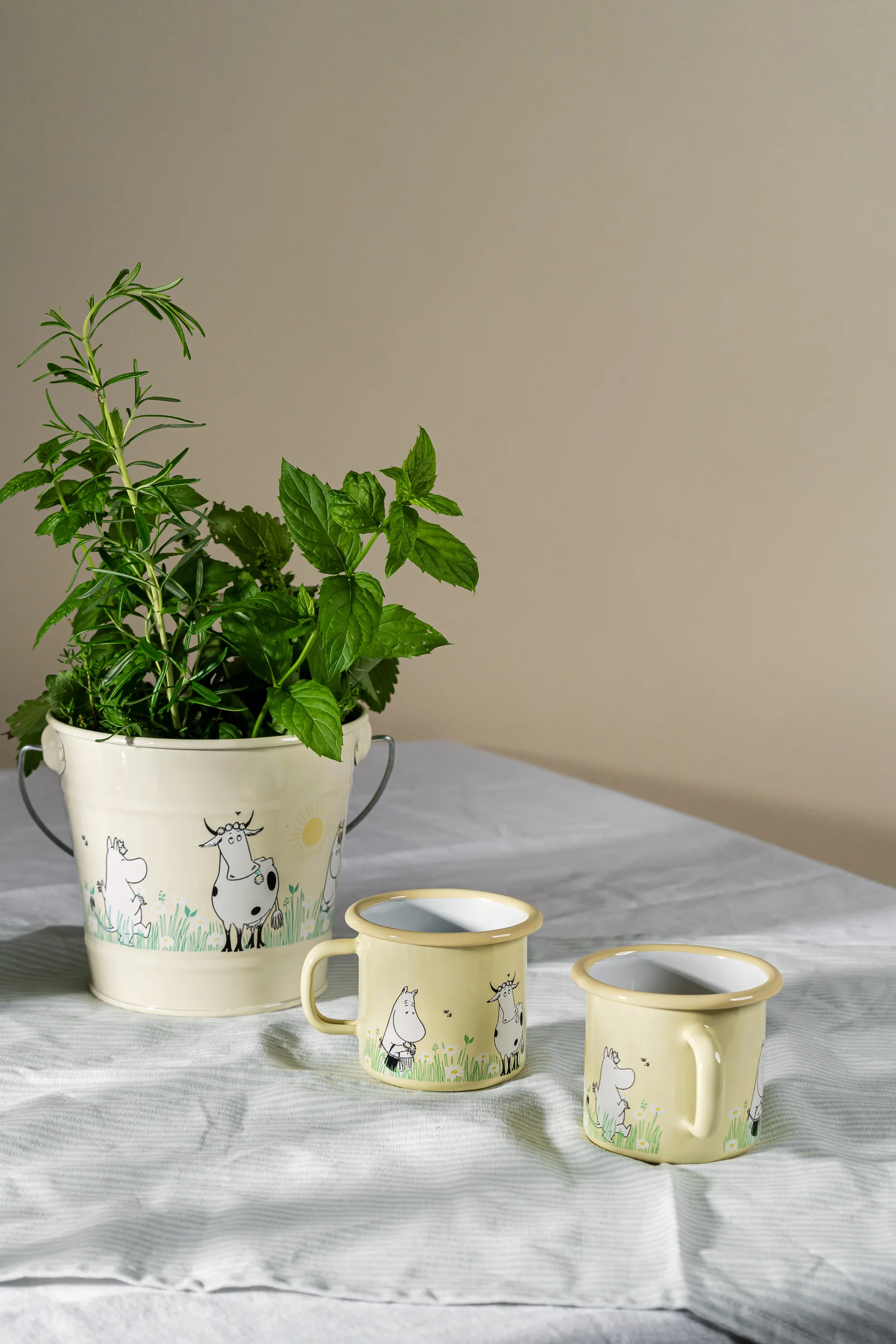 Mug en émail Moomin 25 cl, Meadow Muurla
