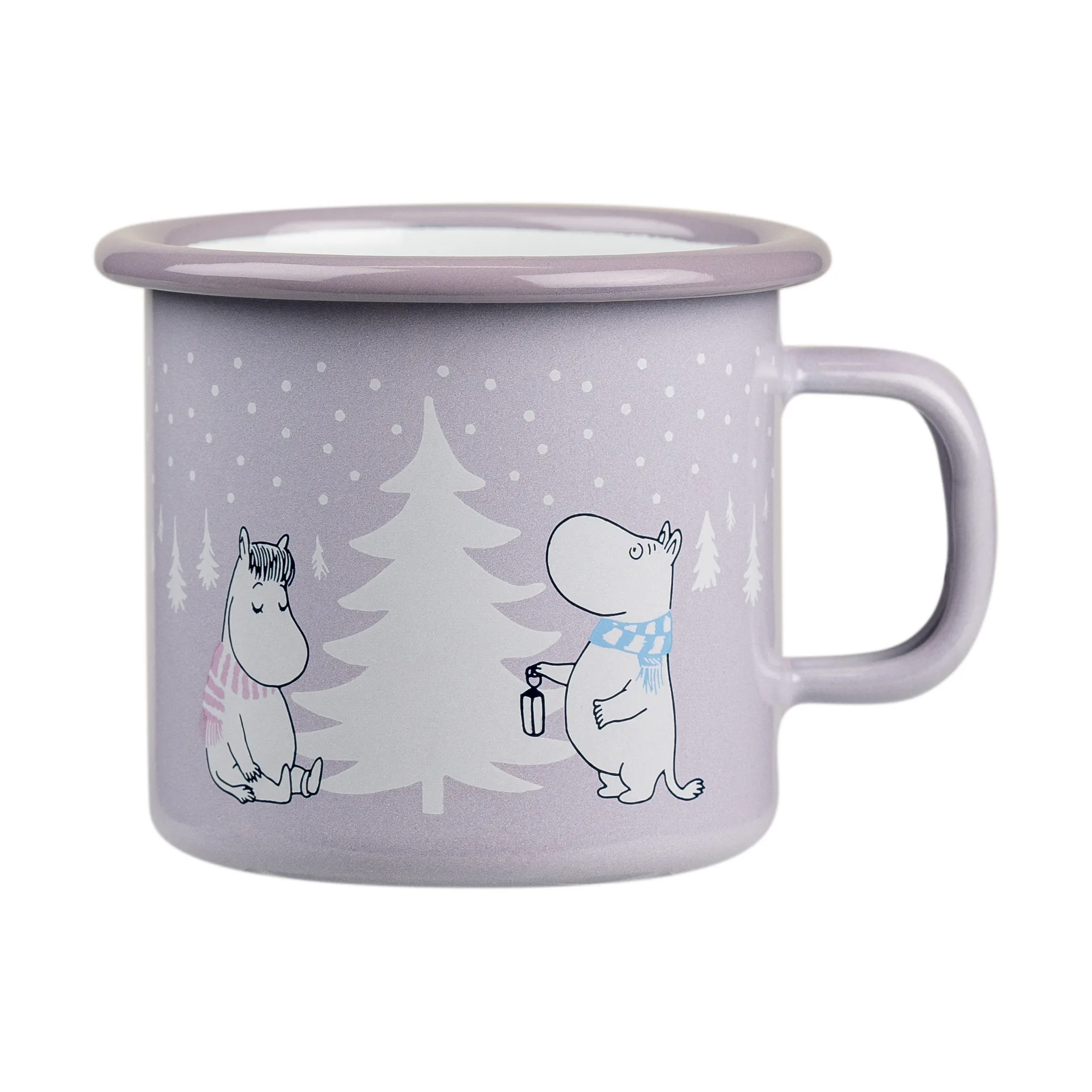 Mug en émail Moomin 25 cl, Snowfall Muurla