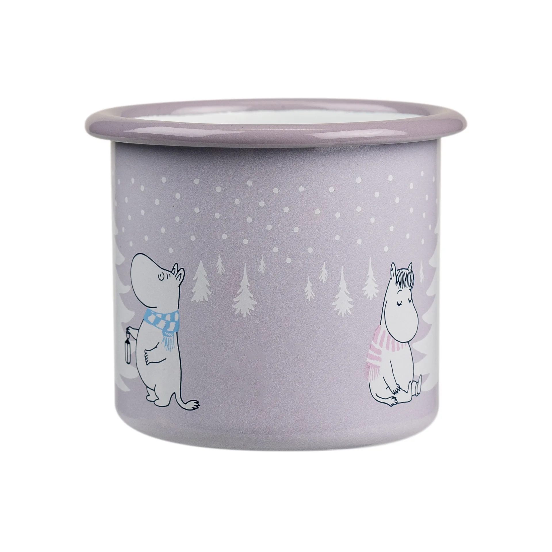 Mug en émail Moomin 25 cl, Snowfall Muurla