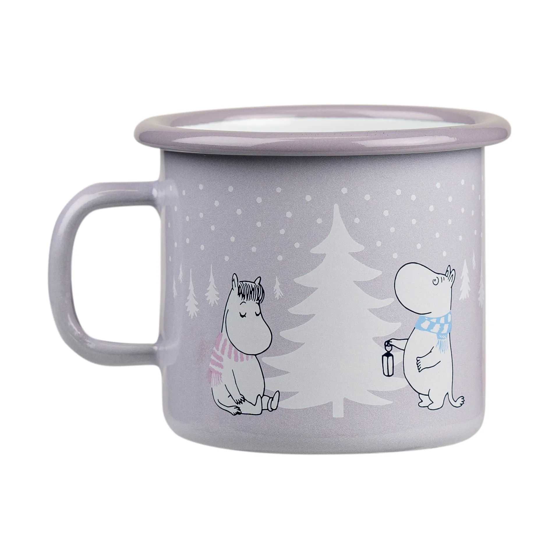 Mug en émail Moomin 25 cl, Snowfall Muurla