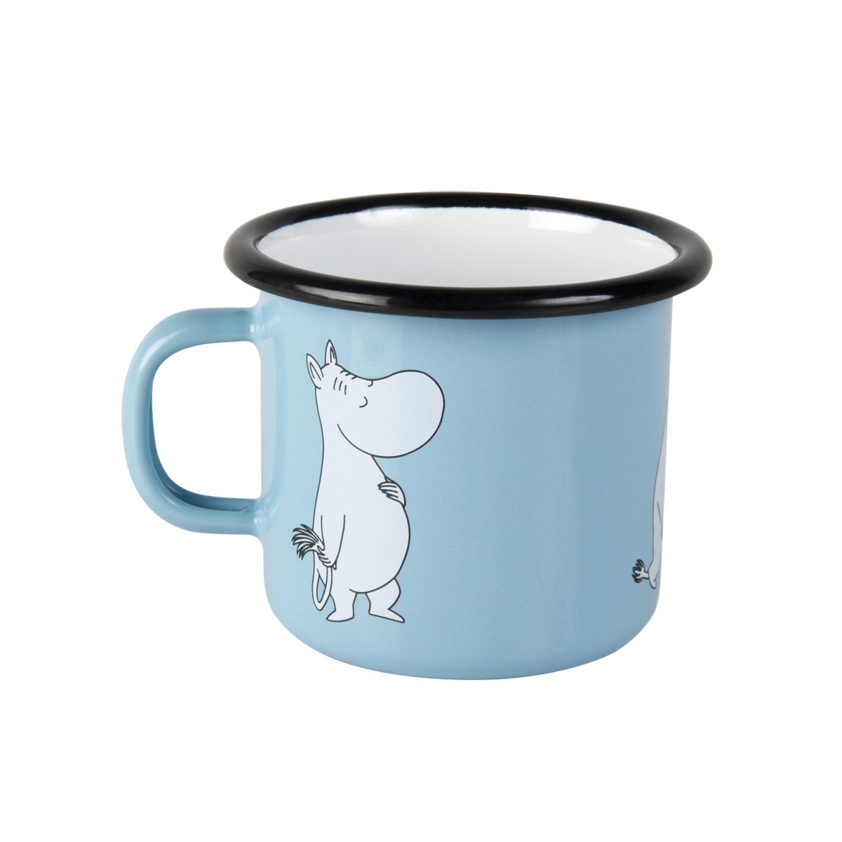 Muurla Mug en émail Moomin 2,5 dl | Design Scandinave | Mugs Moomin | Bleu