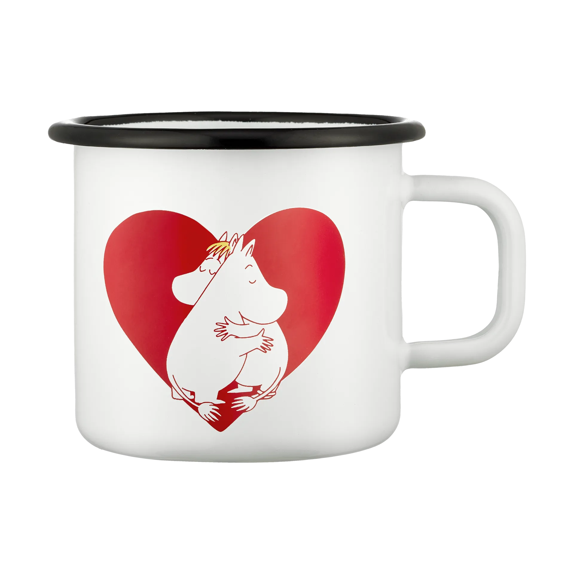 Mug en émail Moomin 37 cl, Heart Muurla