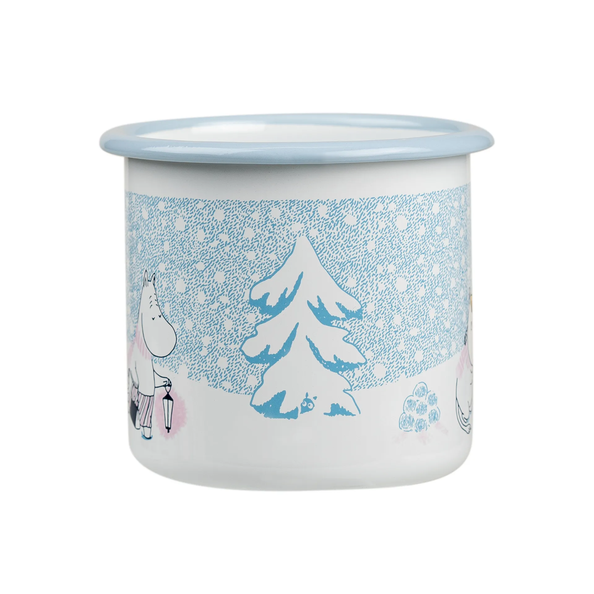 Mug en émail Moomin 37 cl, Let it snow Muurla
