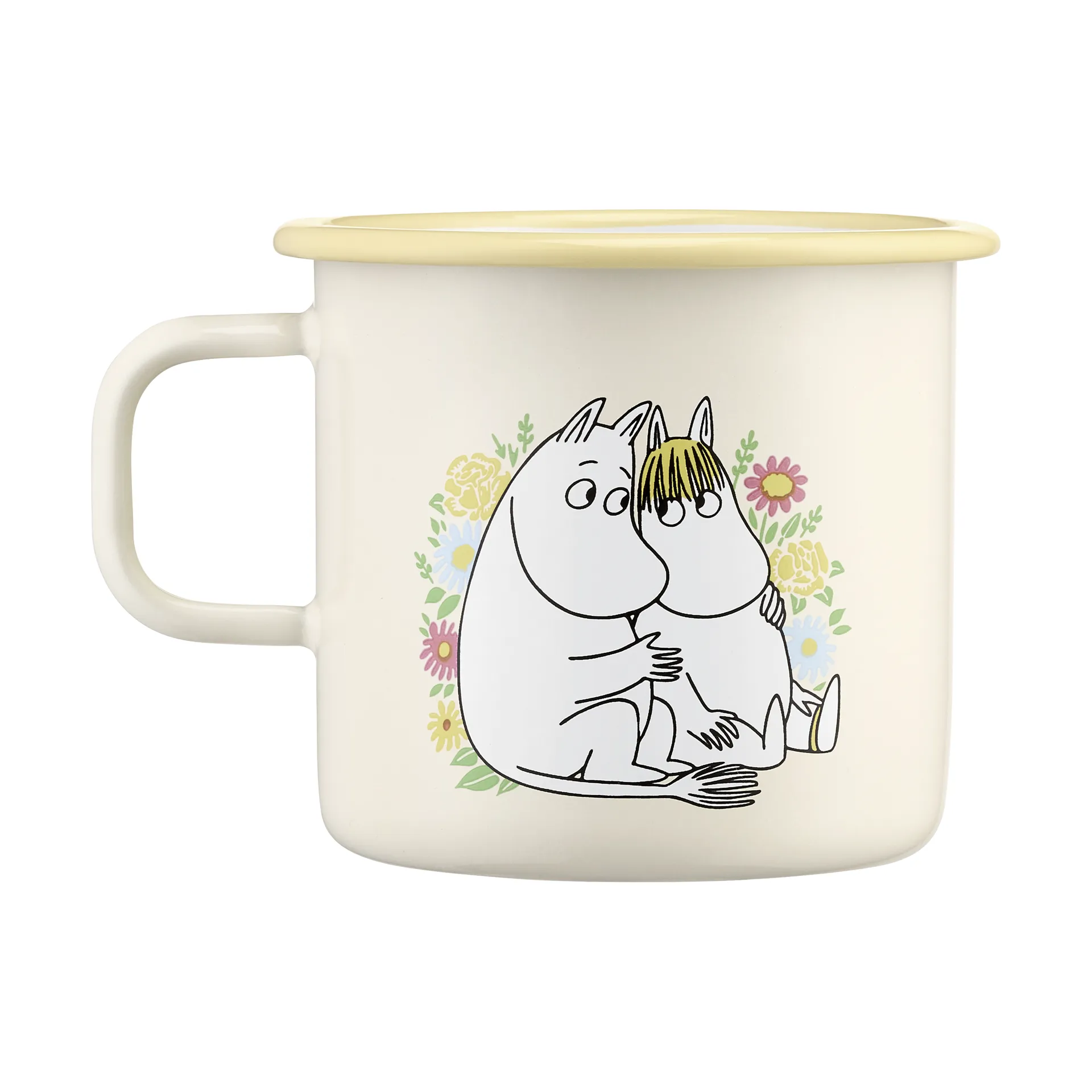 Mug en émail Moomin 55 cl, Flowers Muurla