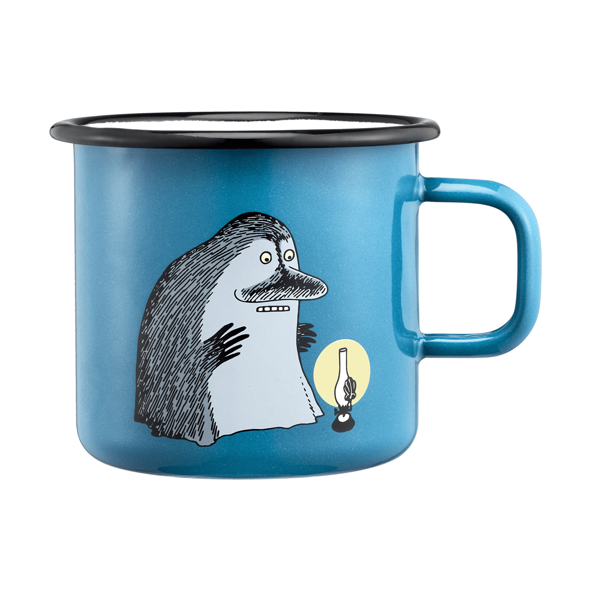 Muurla Mug en émail Moomin 55 cl Mårran | Design Scandinave | Tasses à café | Bleu