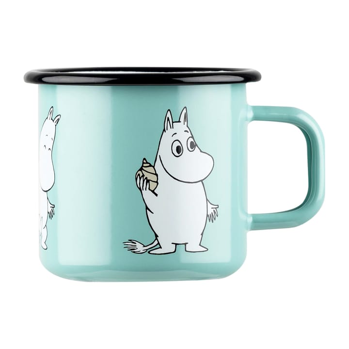 Mug en émail Moomin Retro 37 cl - Mint - Muurla