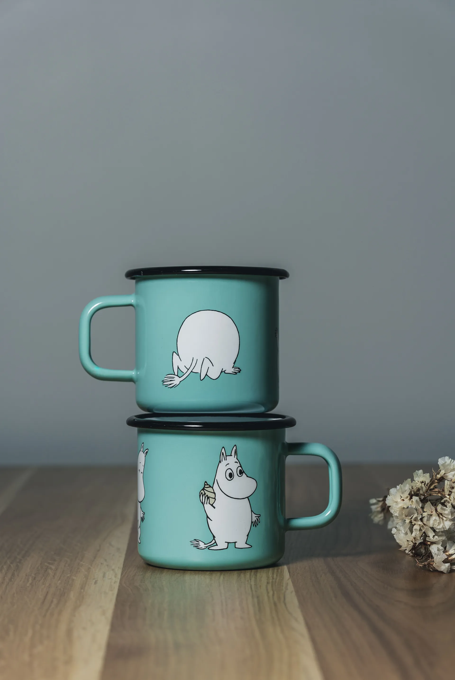 Mug en émail Moomin Retro 37 cl, Mint Muurla