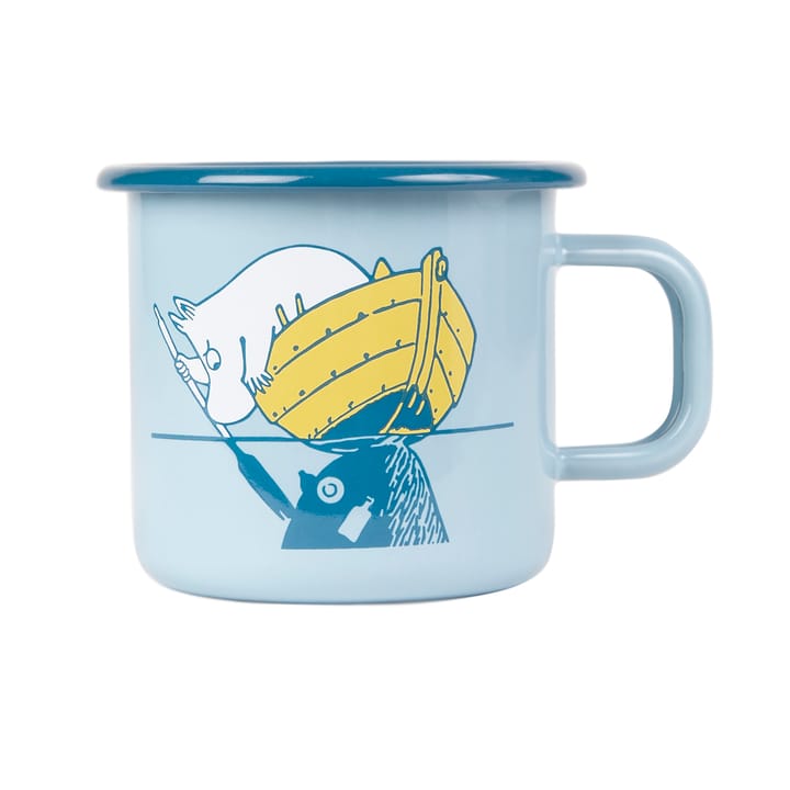 Mug en émail Our sea 37cl, Bleu Muurla