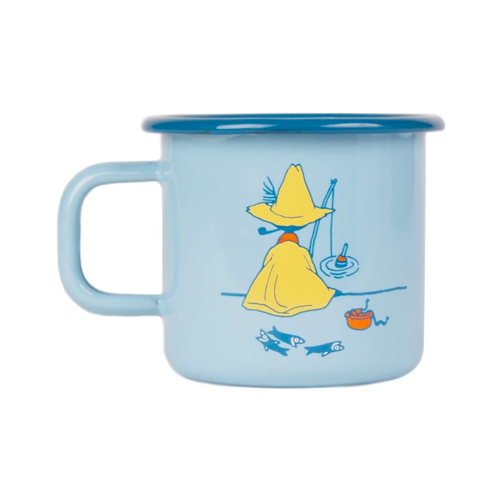 Mug en émail Our sea 37cl, Bleu Muurla