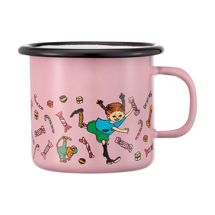 Mug en émail Pippi 2,5 dl - Candy - Muurla