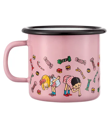 Mug en émail Pippi 2,5 dl - Candy - Muurla