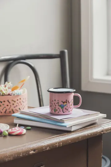 Mug en émail Pippi 2,5 dl - Candy - Muurla