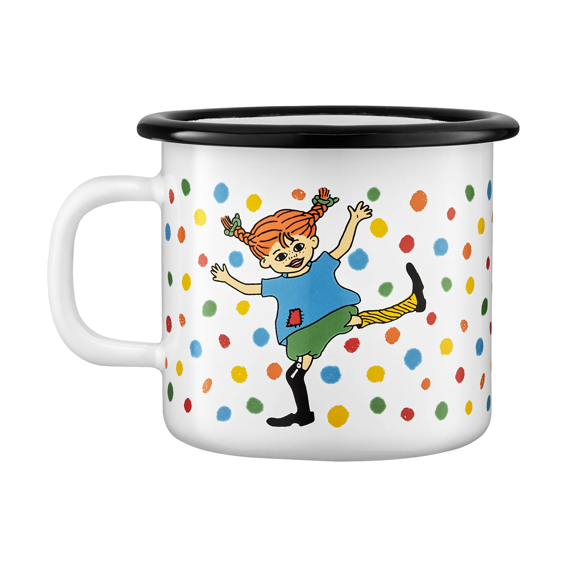 Mug en émail Pippi 2,5 dl, Hoppsansa Muurla