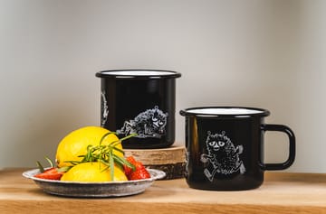 Mug en émail Stinky 37 cl - Noir - Muurla