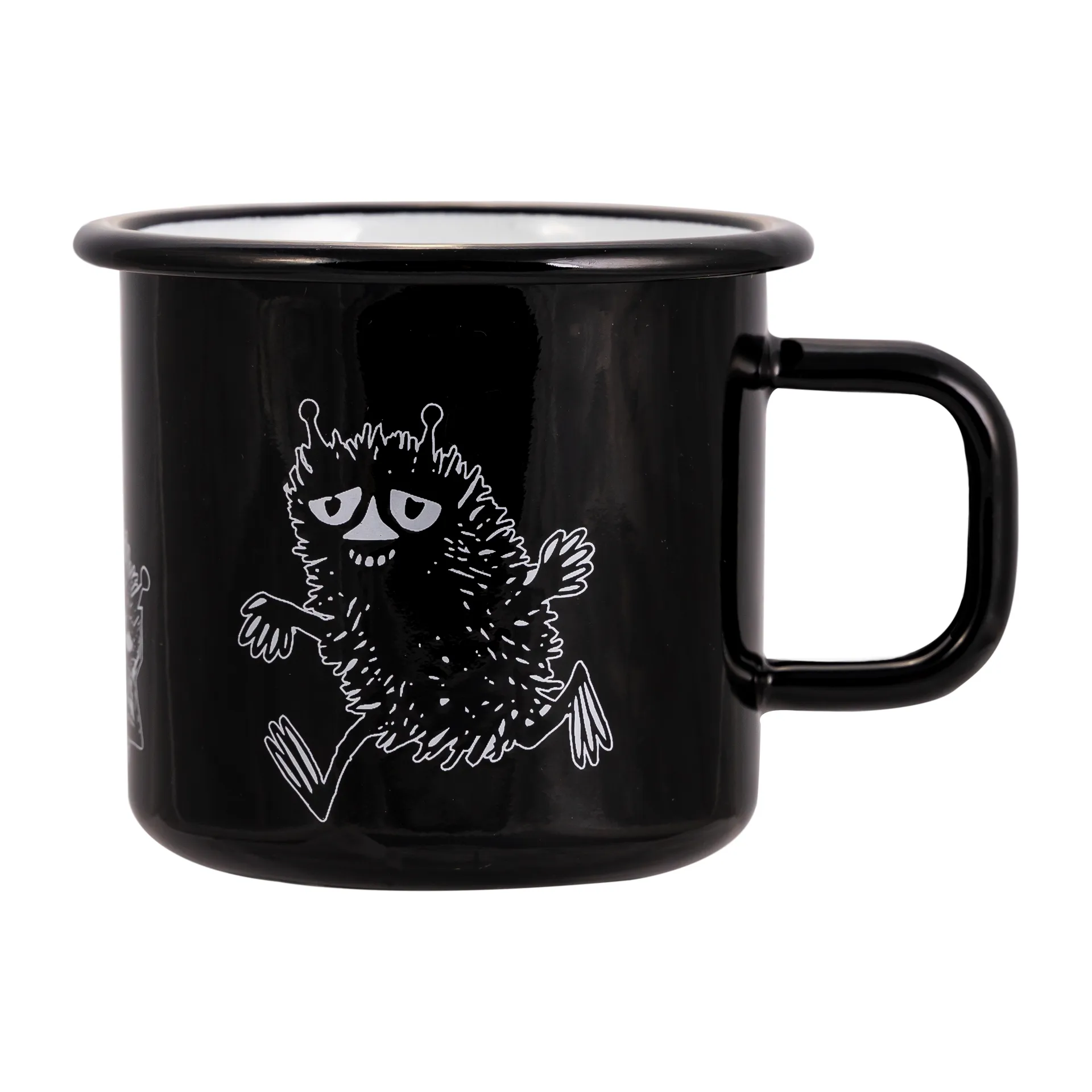 Mug en émail Stinky 37 cl, Noir Muurla