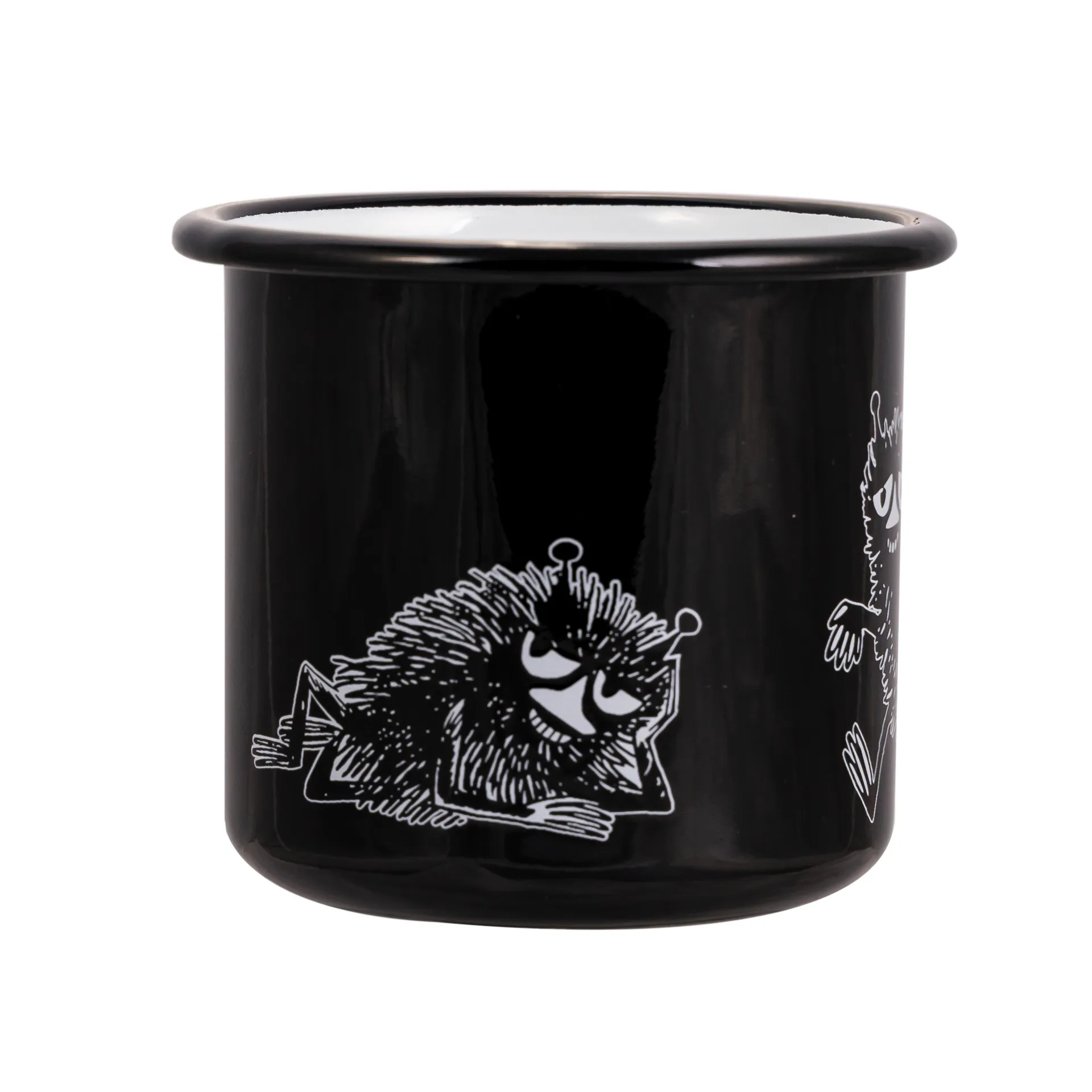 Mug en émail Stinky 37 cl, Noir Muurla