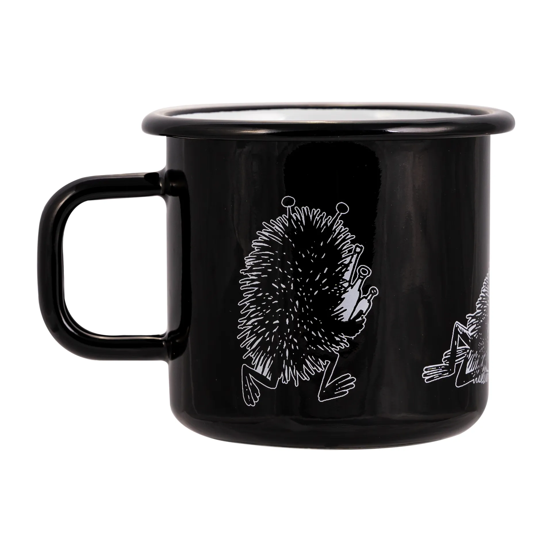 Mug en émail Stinky 37 cl, Noir Muurla