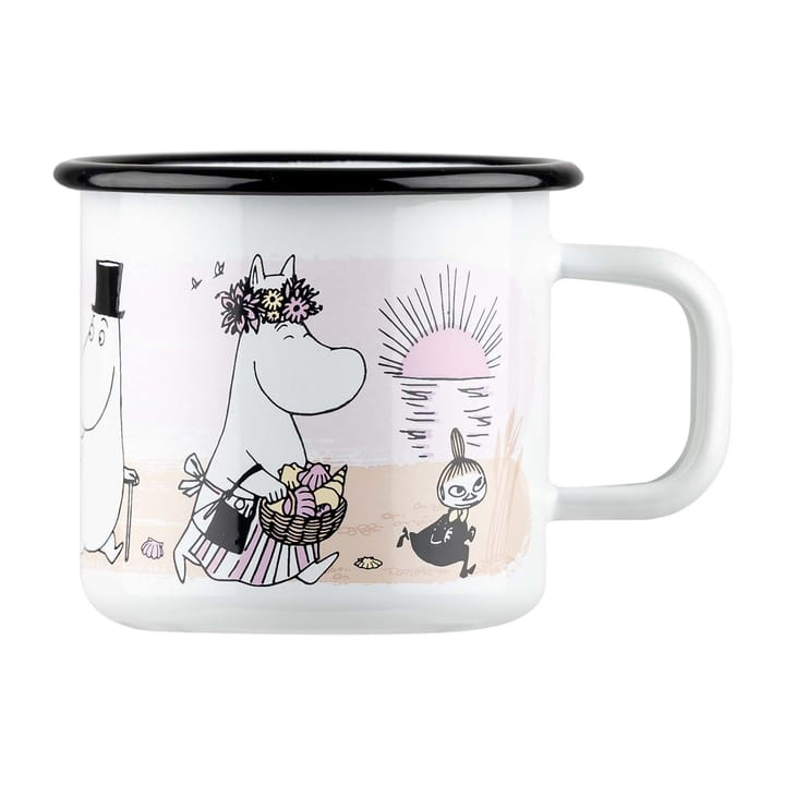 Mug en émail The Beach Retro 37 cl - White - Muurla