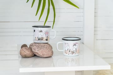 Mug en émail The Beach Retro 37 cl - White - Muurla