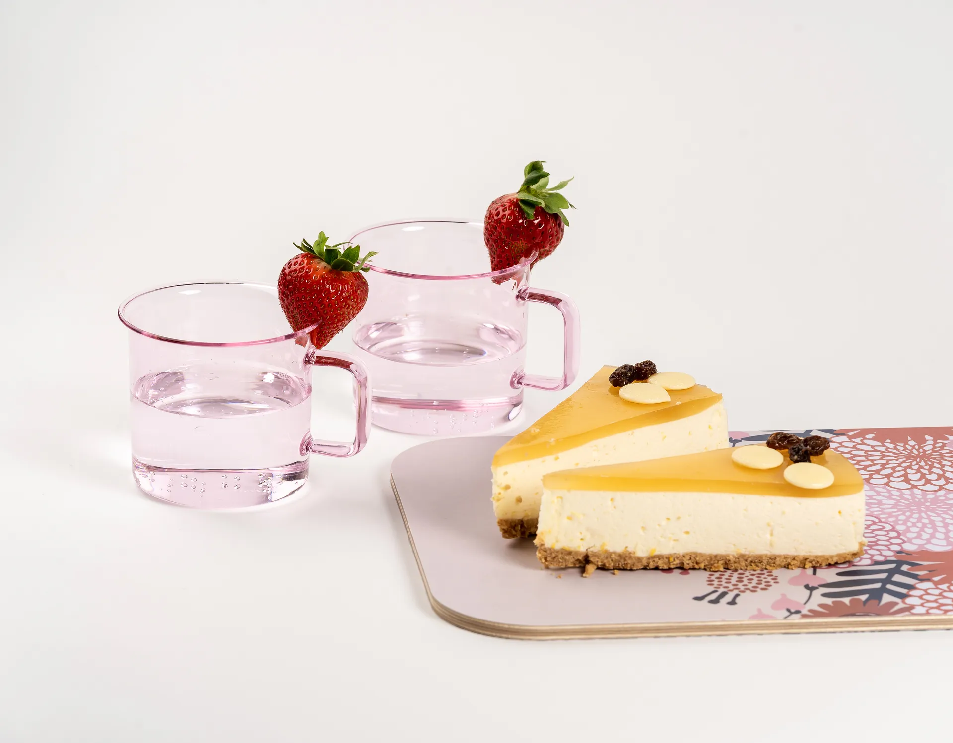 Mug en verre Muurla 35 cl, Rose Muurla